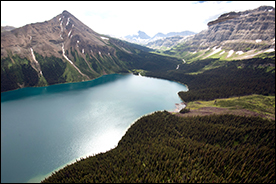 Lakes in the Alberta Rockies